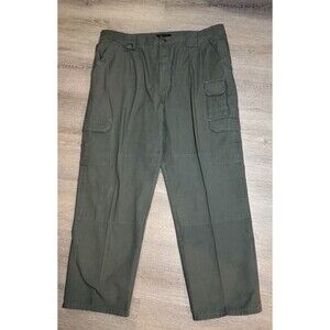 5.11 Tactical Mens 40x32 Green Cargo Pants Utility Ripstop Casual Workwear